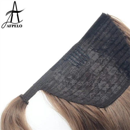 ponytail extension on hair tie