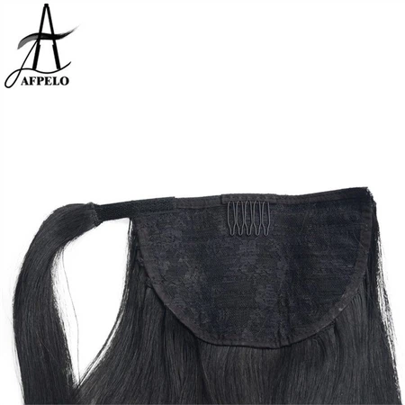 grey hair ponytail extension