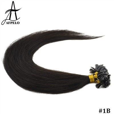 U Tip Keratin Ekstensi Rambut Manusia